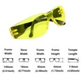 thumbnail image 2 of TOP-MAX Safety Glasses PC Glasses HD Lenses Eye Protection for Women Man Laboratory Drilling Indoor and Outdoor (1PCS, Yellow), 2 of 7