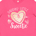 thumbnail image 4 of Inktastic Daddy's Little Sweetie with Pink Heart Cookie Youth T-Shirt, 4 of 5