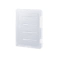 thumbnail image 1 of Boîte de Rangement Portable Transparente à Double Boucle avec Poignée Boîte de Rangement Transparente PP A5 Mince Blanc, 1 of 8