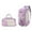 Purple-9, variant on Womens Backpack, Cosmetic Storage Bag, Daypack, Polyester, Waterproof, Lightweight Travel Bag for College, Teens, and Casual Outings, Orange, by FAJHHA