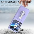 thumbnail image 2 of Dteck Compatible Phone Case for Motorola Razr 40 Ultra 2023 Case with Ring Stand,Slim Lightweight Hard PC Protective Ring Case for Motorola Razr 40 Ultra Cover Case,Purple, 2 of 10