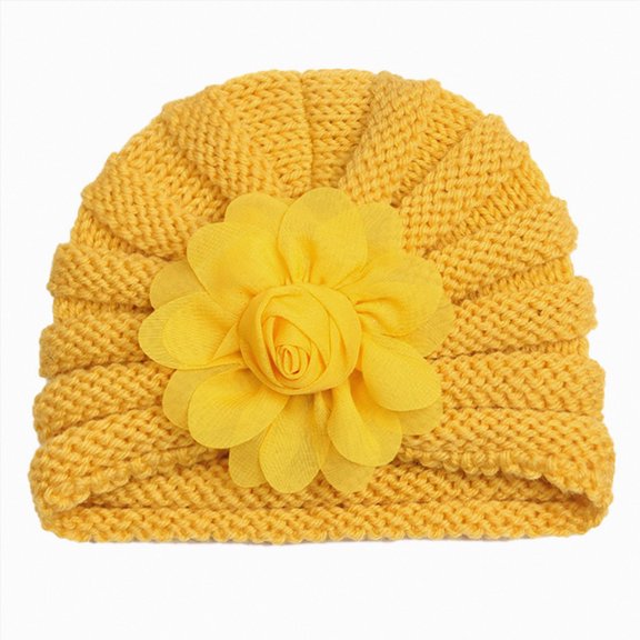 Toddler Boys Girls Kids Winter Beanies, Warm Cold Weather Hats, School Outdoors 6-12 Months 12-24 Months 2T 3T 4T 5T 6T 7T 8T 9T Children(Yellow,One Size)