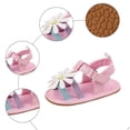 thumbnail image 6 of Tigivemen Infant Baby Girls Summer Sandals Newborn Soft Sole Walking Dressy Shoes Multicolour Size 4, 6 of 7
