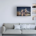 thumbnail image 2 of Nader El Assy 'Night At The Tower Bridge' Canvas Art, 2 of 4