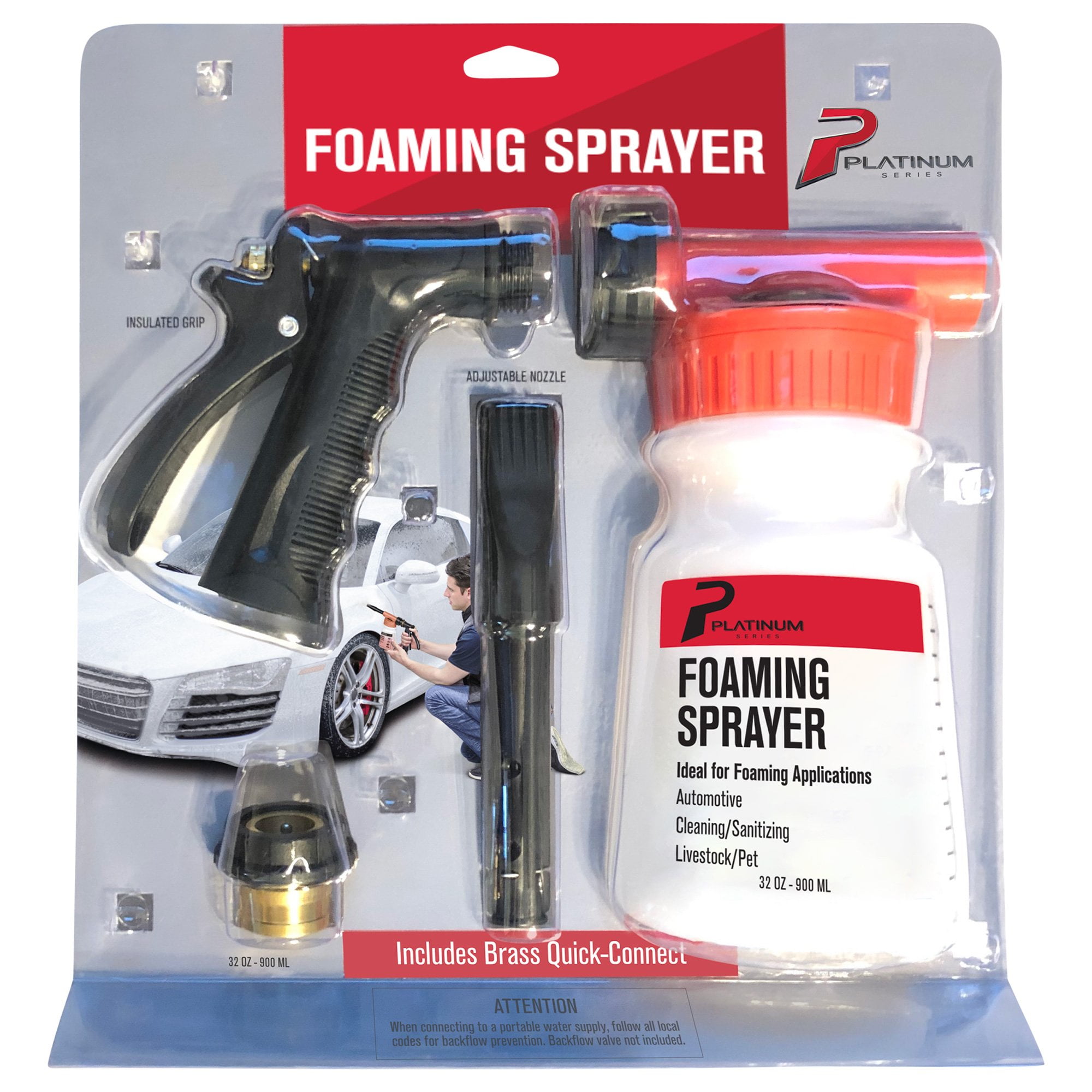 Platinum Series Standard Hose Fitting Foaming Sprayer 32oz