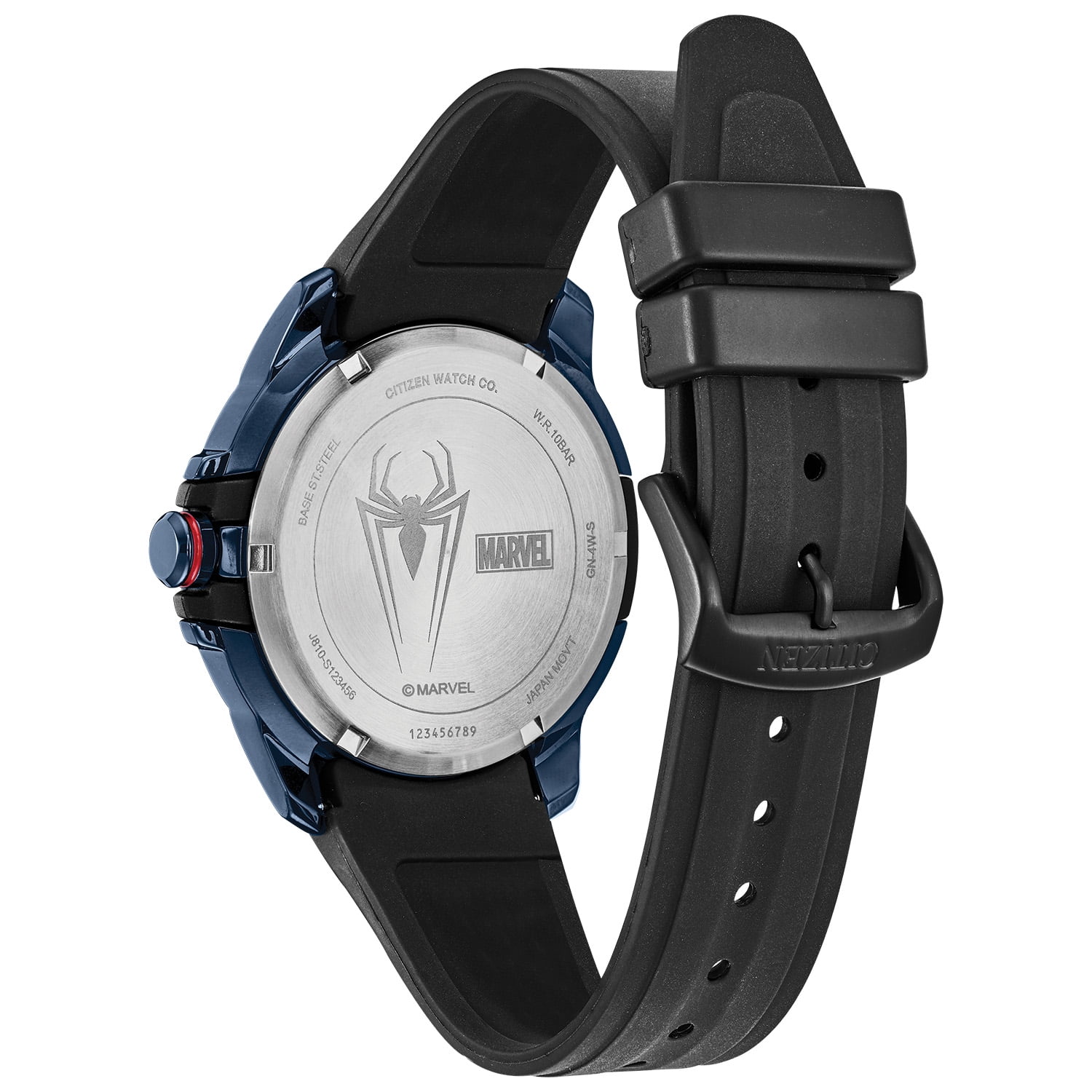 Citizen Marvel Spider Man Superhero Blue Dial Men s Watch AW1156 01W Walmart
