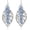Leaf, variant on Bohemian Statement Dangle Earrings for Women Denim Leather Circle Drop Earrings for Women?ER1222?