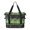 Bigfoot and Campfire Green Pattern, variant on Bigfoot and Campfire Green Pattern Expandable Travel Tote Bag, Work Shopping Tote with Dry Wet Pockets, Waterproof Dacron Gift Ideas for All People