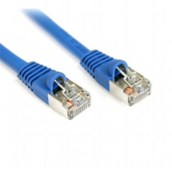 50 ft. Cat5e Blue Snagless Shielded RJ45 F UTP Patch