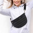 thumbnail image 4 of Quilted Crossbody Bags for Women Puffer Fanny Pack Sling Bag Puffy Chest Belt Bum Waist Crossbody Purse Bags Quilted Shoulder Bag for Women, 4 of 4
