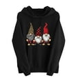 thumbnail image 2 of AUNVITO Women's Christmas Print Hoodie Long Sleeve Pullover Cozy Fleece Loose Fit Casual Streetwear Sweatshirt, 2 of 6