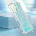 thumbnail image 6 of Case for iPhone 16 Case Glitter Liquid Cute Clear,Sparkle Floating Quicksand Shockproof Protective Bumper Soft TPU Phone Case for iPhone 16 6.1 inch Star Blue YB, 6 of 14