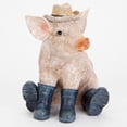 thumbnail image 6 of Bits & Pieces Pig in Boots Polyresin Home & Garden Sculpture, 9.5×7.25×10 in, 6 of 6