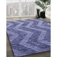 thumbnail image 2 of Ahgly Company Indoor Round Patterned Deep Periwinkle Purple Area Rugs, 5' Round, 2 of 6