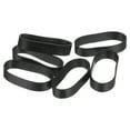 thumbnail image 1 of Bandas de goma de silicona Uxcell, 30 piezas de bandas elásticas de silicona de 20x5 mm, negras, 1 of 5