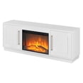 thumbnail image 2 of Henn&Hart 68"W Trasitional Engineered Wood TV Stand in White Finish, 2 of 8