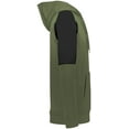 thumbnail image 4 of Holloway Sportswear S Blue Chip Hoodie Olive/Black 222540, 4 of 5