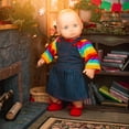 thumbnail image 6 of The Queen's Treasures 15 inch Doll Clothes Designed for Use with Bitty Baby Dolls, 4 Piece Bitty Denim Overall Skirt, Rainbow Shirt, and Shoes, Compatible with American Girl's Bitty Baby Twins, 6 of 6