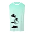 thumbnail image 3 of XIAOCHA Tree Print Tank Top For Men Round Neck Sleeveless Gradient Casual Beach Vest, 3 of 3