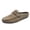 Brown, variant on Men's mules Close Toe Open Back Breathable Faux Leather Retor Chic Mules for Men for Casual Home Office