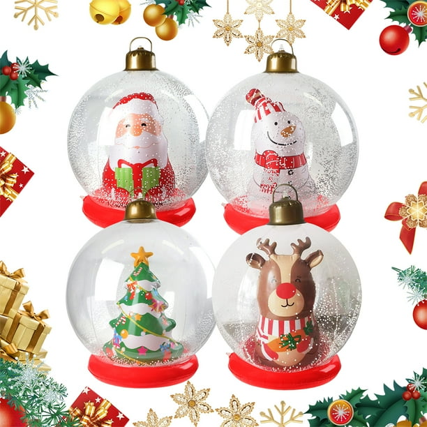 Bola Inflable De PVC De Navidad 2023, Decoraciones Al Aire Libre, Bolas