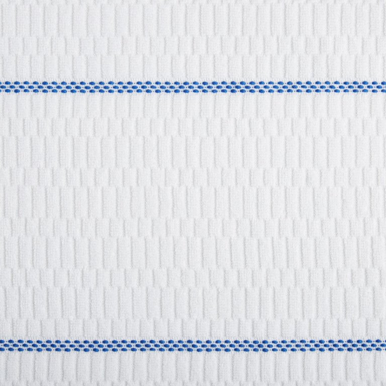 Clorox Antimicrobial Kitchen Towel Set, White/Navy Blue, 2 Piece