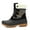 BLACK STRIPE, variant on Women Winter Snow Boots for Waterproof Cold Weather Women Duck Boots Taupe/Tan 10 M