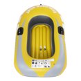 thumbnail image 2 of Inflatablek 2 Person Kids Inflatable Boat Pvc Yellow Pvc Inflatablek Canoe 1 Person Rowing Boat Fishing Drifting Diving, 2 of 7