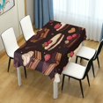thumbnail image 4 of Yayeee Tablecloths 60" x 120" Rectangle Wrinkle Resistant Party Table Cover, Sweet Cakes, 4 of 8
