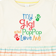 thumbnail image 4 of Inktastic My Gigi and Poppop Love Me Girls Baby Dress, 4 of 5