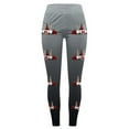 thumbnail image 3 of WILLBEST Leggings de Yoga de Cintura Alta Para Mujer, Suaves, Elásticos, Con Estampado Navideño, Con Bloques de Color, Cómodos, Para Fitness, 578 Grande, 3 of 4