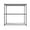 Black, variant on pouseayar 3 Tier NSF Metal Shelf Wire Shelving Unit, 1050lbs Capacity Heavy Duty Adjustable Storage Rack with Shelf Liners for Closet Kitchen Garage Basement, 48" H x 48" L x 18" D - Black