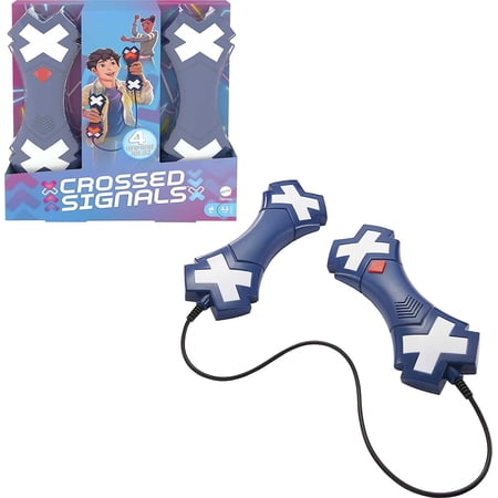 Mattel Crossed Signals Electronic Game with Pair of Talking Light Wands Play Solo or with Up to 4 Move Wands Down or Shake Gift 8 Year Olds & Up