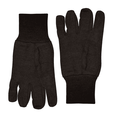 BAODELI Work Gloves - 12 Pcs, X-Large - Heavy Duty Cotton Jersey, Knit Wrist, Versatile Work Gloves for Various Tasks(Black)