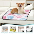 thumbnail image 6 of RMDQTR 2Pack Set of Medium and Large Pet Potty Pads Reusable Ultra-Absorbent Pet Training Pads Leak-Proof Pet Pads Plush Dog Paw Print Pattern, 6 of 7
