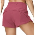 thumbnail image 1 of Womens High Waisted Running Shorts Quick Dry Athletic Workout Shorts with Mesh Liner Zipper Pockets, 1 of 14