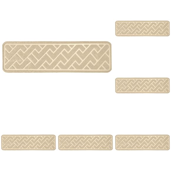 WHEANG Stair For Wooden Steps Indoor 15 Pack 8" X 30" Non Carpet Stair With Reusable Adhesive For Kids Elders And Dogs Polyester Backing Stair Runner Rugs,Dark Grey