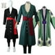thumbnail image 2 of One Piece Roronoa Zoro Disfraces de Cosplay Kimono Disfraces de Halloween para Hombres Ropa de Juego de Rol Uniforme de Fiesta Traje Peluca Abrigo-r, 2 of 4