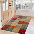 thumbnail image 6 of 5.3'x7.5' dining room carpet area carpet for living room fun area rug plaid area rug washable area rug, 6 of 10
