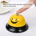 Call Bell, Service Bell for Desk, Smile Desk Bell with Metal Antirust