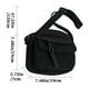 thumbnail image 3 of Bolso de hombro de pana para mujer | Bolso de tela informal de color liso con cremallera | Bolso bandolera pequeño estilo universitario, 3 of 5