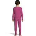 thumbnail image 2 of Hanes Big Girls Pant Crewneck Long Sleeve thermal underwear sets, 2 of 3