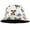 Butterfly - White, variant on Women Reversible Bucket Hat Summer Travel Lightweight Foldable Beach Outdoor Hat - White Butterfly