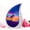 Beach-3, variant on VALERASH Beach Memorial Urn for Ashes for Women - Blue Teardrop Urns for Adult Male Sunset Pink Cremation Urn for Mom & Dad- 3 Inch