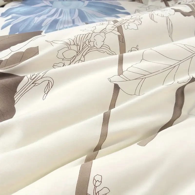Big Flower Duvet Cover Queen