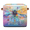 Multicolor 1, variant on CURLYOOT 13 x 13 Inch Cube Storage Bin, Fancy Butterfly Colorful Flower Fabric Storage Cube Baskets, Closet Shelves Foldable Bins with Leather Handles for Home Organizer