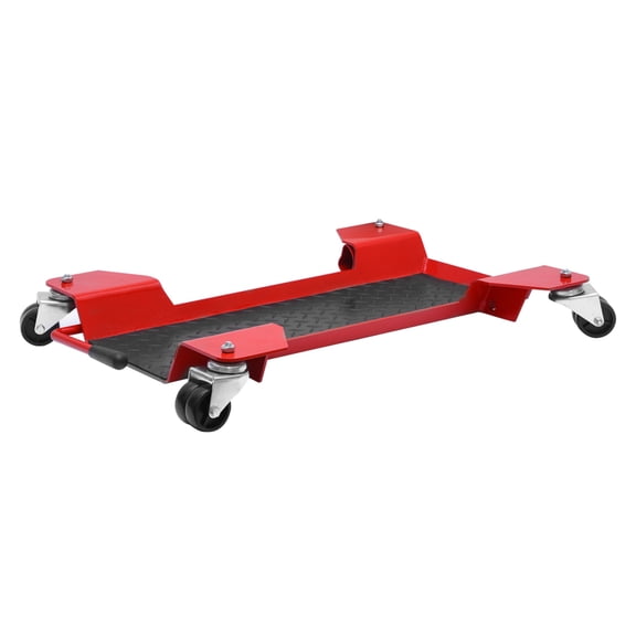 Minaruqi Motorcycle Trolley for Garage; Steel Appliance Cart and Furniture Cart; Portable Motorcycle Rear Wheel Stand Carrier for Large Bikes