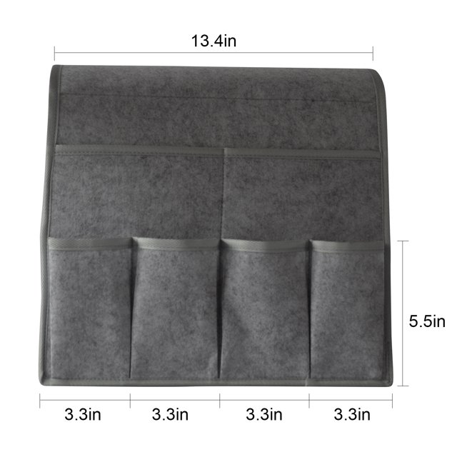 Organizador Soporte de control remoto para sillón Caddy para sofá reclinable (gris medio) Ehuebsd Libre de BPA
