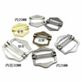 thumbnail image 1 of 10pcs Metal Adjustable Slide Buckles: Tri-Glide Rectangle Strap Slider Buckle - Heavy Duty Metal Waistcoat Closure Accessory Geometry Clothing Accessories, 1 of 7