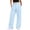 Light Blue, variant on Posijego Dress Pants for Women Cotton Linen Wide Leg High Waisted Trousers Business Casual Office Linen Pants with Pockets